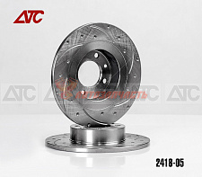 Диск заднего тормоза 2180 АТС-SPORT (перфор. проточка) (в упак. 2 шт.)