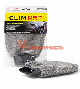 Варежка из микрофибры ClimArt "Mitten Polish & Clean" 15х25