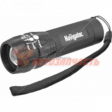 Фонарь универсальный Navigator NPT-CM03 3W 1LED IPX4 ремешок 3 режима черный
