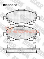 Тормозные колодки дисковые передние Toyota Avensis, Corolla Verso HEXEN