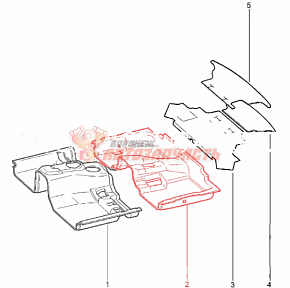 2123 Travel Палас ковер салона средний