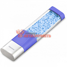 Флешка сувенирная 8gb Flash Кристаллический с элементами Swarovski голубой