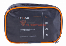 Аптечка автомобильная первой помощи LECAR (полный состав), сумка