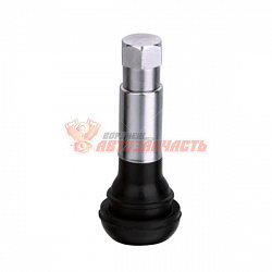 Стойка колесная (вентиль хром) h=48.5мм для отверстий 11.5мм для бескамерных колес