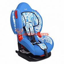 Детское автомобильное кресло группа 1-2 (9-25 кг) Siger ART "Кокон ISOFIX" гжель,1-7лет