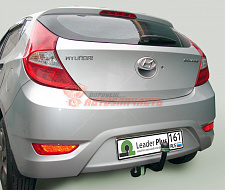 Фаркоп Hyundai Solaris/KIA Rio (седан, хетчбек) (2010-2017) (без электропакета) (шар тип A–съемный, 