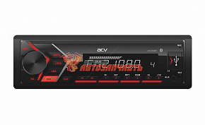 Автомагнитола ACV AVS-814BR красная/bluetooth/usb/aux/sd/fm