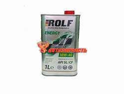 Масло моторное Rolf Energy 10w40 п/с 1л SL/CF /металл/