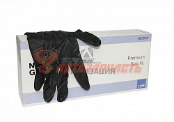 Перчатки нитриловые черные XL PREMIUM RODIM (1шт)