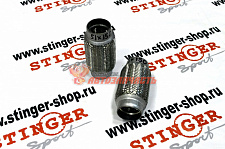 Виброкомпенсатор (гофра) с двойной оплеткой D=51 L=150 (50/152) RS-08320  /2180 Vesta/