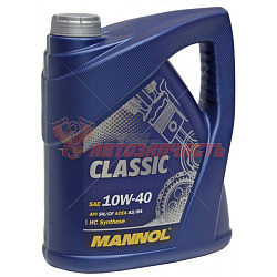 Масло моторное Mannol Classic 10w40 5л полусинтетическое (MN7501-5)