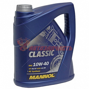 Масло моторное Mannol Classic 10w40 5л полусинтетическое (MN7501-5)