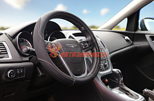 Оплетка руля "M" d=38 замшевая Michigan ЧЕРНЫЙ