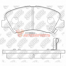 Тормозные колодки дисковые передние Hyundai Solaris 2010-2017/Kia Rio 2011-2017