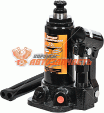 Домкрат гидравлический бутылочный  2 т АвтоДело (подьем 158-308 мм)