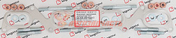 Прокладка коллектора ГАЗ 405, 409 дв Евро-3 перфометалл с крепежом(шпильки, гайки, шайбы)