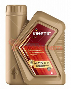 Масло трансмиссионное 75w90 GL-4/5 Rosneft Kinetic UN 1 л синтетика 