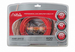 Набор проводов AURA AMP-2410, 4 канала, 10Ga