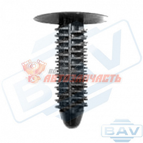 06740 ЧЕРНАЯ клипса автомобильная GM