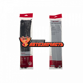 Стяжка нейлоновая 400x4,8мм, черная (100 шт/уп) REXANT