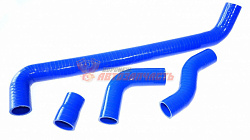 Комплект патрубков радиатора 21213 силикон (4шт) A-RUS