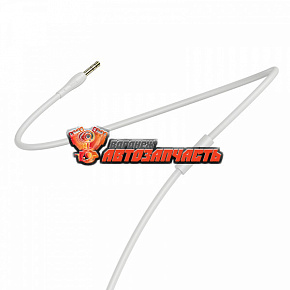 Аудио кабель Hoco UPA15, AUX, Jack 3.5-Jack 3.5, 1м, серый , с микрофоном