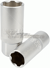 Головка торцевая 1/2" 16мм АвтоDело (свечная, свечной) Professional L=65  Super Lock