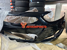 Бампер передний Hyundai Solaris MZH (2011-2014) Черный