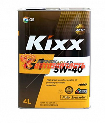 Масло моторное KIXX G1 API SP 5w40 4л синтетика метал. канистра